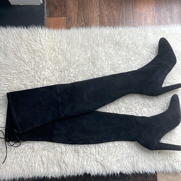 Stuart Weitzman Highland in Black. New without box. Size 9M - Picture 3 of 11